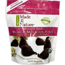 Made in Nature - Organic Black Mission Figs, 8 oz